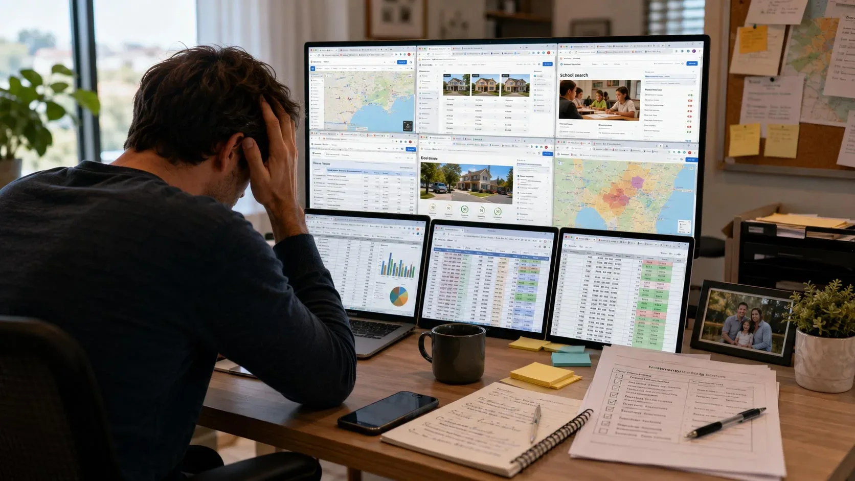 The research problem: Seventeen tabs, three spreadsheets, and still no clear answer on where life would actually work best.